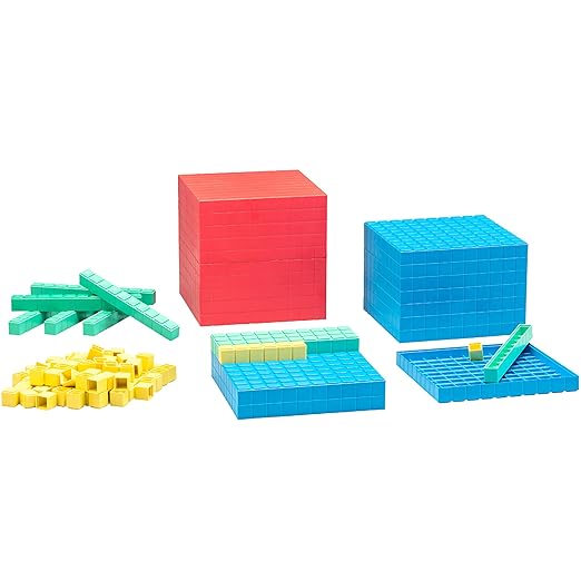 Lernmaterial "Dezimal-Rechenmaterial mit 121 Teilen" von Wissner